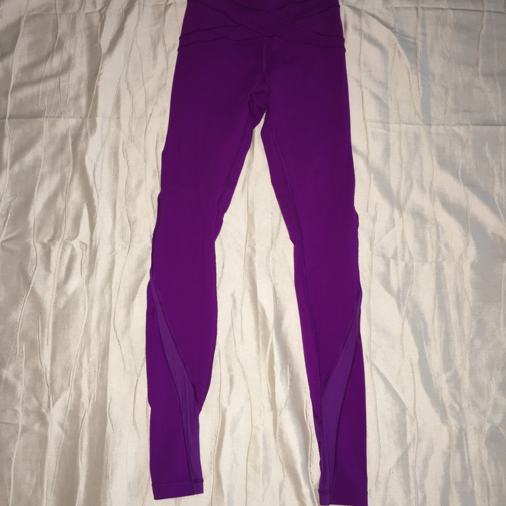 Purple lululemon leggings size 6